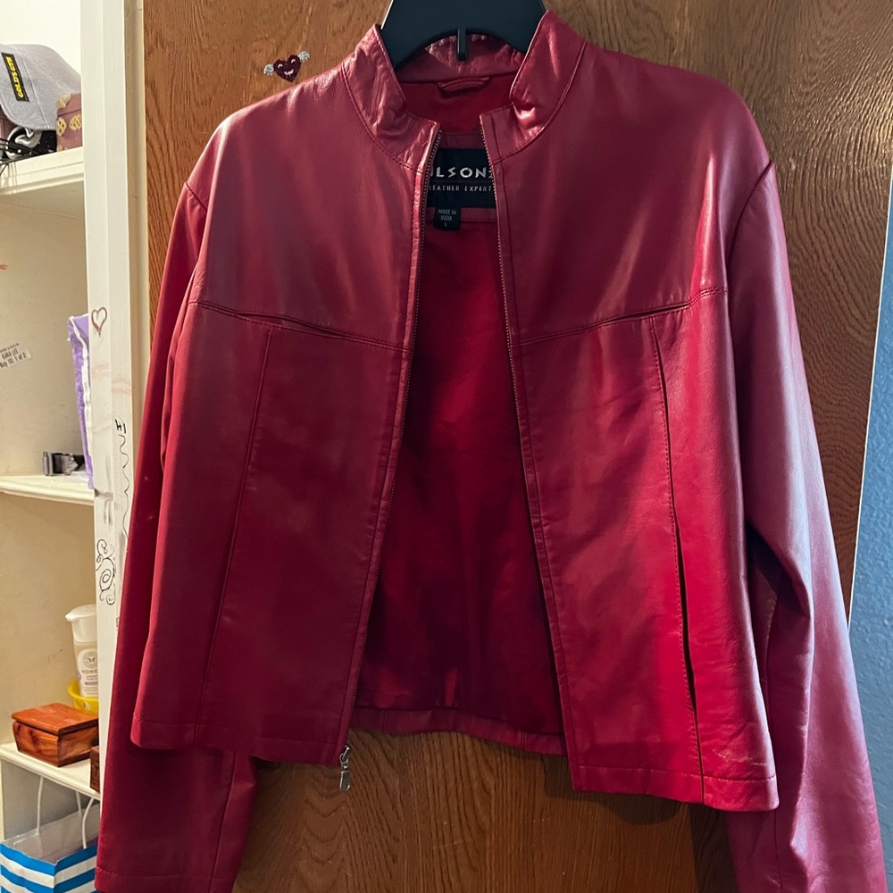 Red Leather Jacket